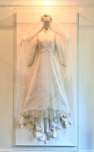 wedding dress framing