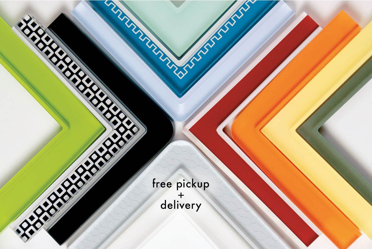 Sample Images Of Four Matching Photo Frame Corners Stock Photo